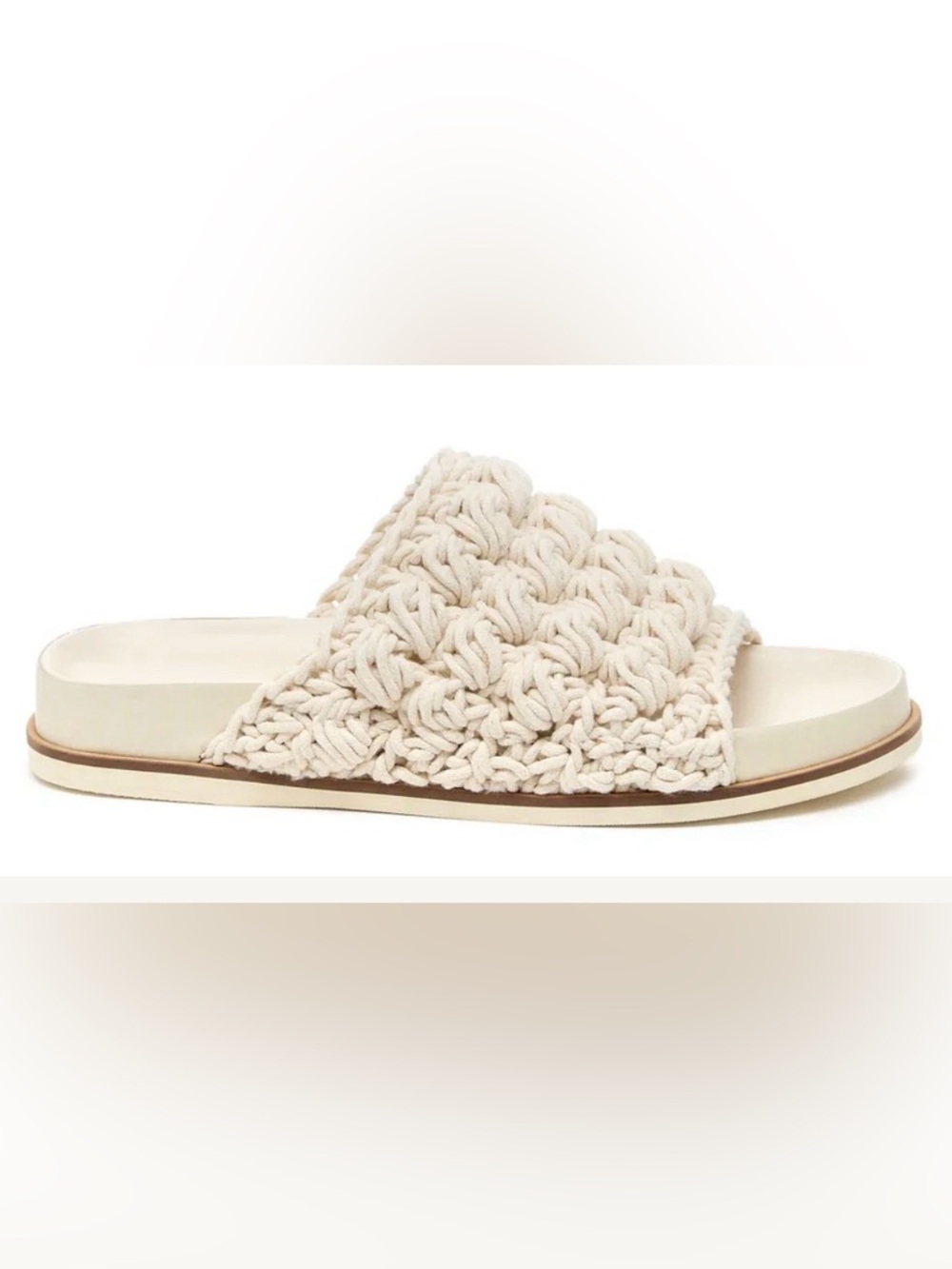 🛟 New Women’s Kelsi Dagger - Squish Crochet Raffia Mules Size 8.5